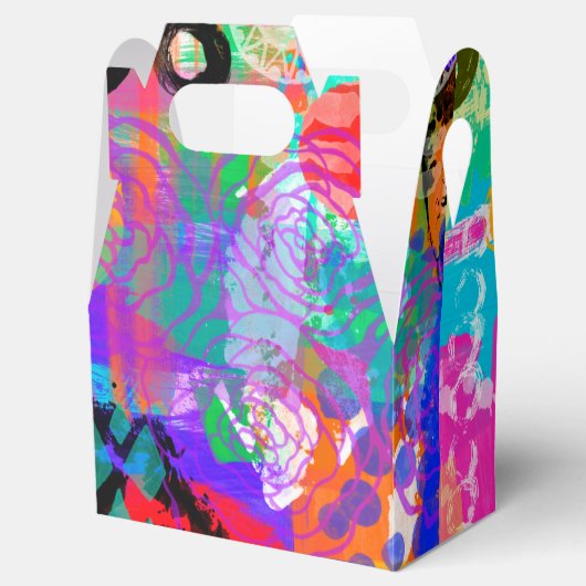 Rose Diamonds Digital Painting Spritzers Party Geschenkschachtel (Geöffnet)