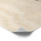 Rose, die Leinwand Blume Poster Gezeichnet (Ecke)