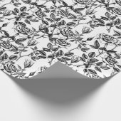 Rose, die Packpapier zeichnend (Ecke)