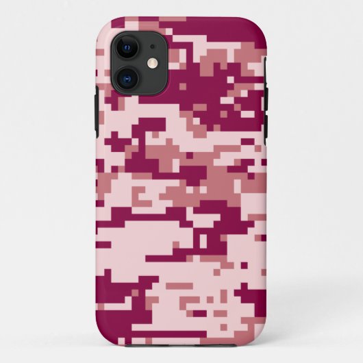 Rose Digital-Tarnmuster Case-Mate iPhone Hülle (Rückseite)
