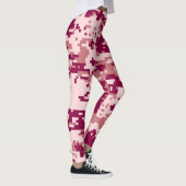 Rose Digital-Tarnmuster Leggings (Rechts)