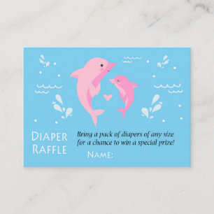Rose Dolphin Diaper Raffles Tickets