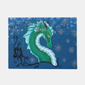 Rose Dragon Fußmatte (Vorderseite)