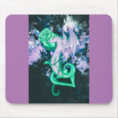 Rose Dragon Lover Mousepad (Vorne)