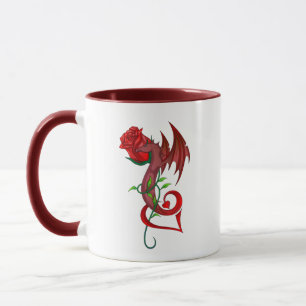 Rose Dragon Lover Tasse