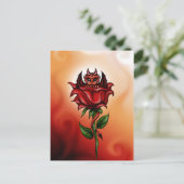 Rose Dragon Postkarte (Stehend Vorderseite)