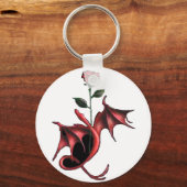 Rose Dragon Schlüsselanhänger (Vorderseite)