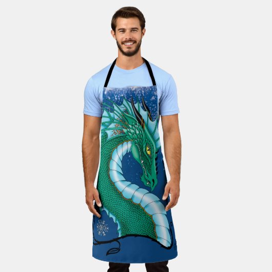 Rose Dragon Schürze (Getragen)