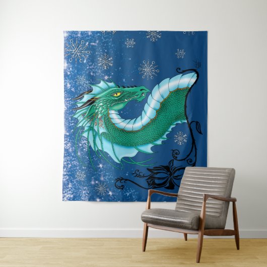 Rose Dragon Wandteppich (Beispiel)