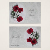Rose Dream Wedding Vielen Dank (Vorne & Hinten)