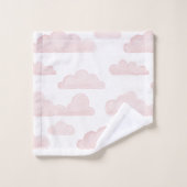 Rose Dreamtime Wasserfarbe Wolken Handtuch Badhandtuch Set (Waschlappen)