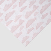 Rose Dreamtime Watercolor Wolken Tissue Paper Seidenpapier (Ausschnitt)