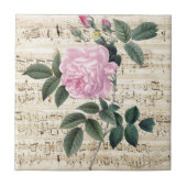 Rose Dreamy Fliese (Vorderseite)