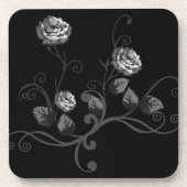Rose Druck Untersetzer Set (Vorderseite)