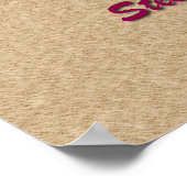 Rose drucken poster (Ecke)