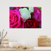 Rose drucken poster (Küche)