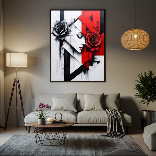Rose Dualität Poster
