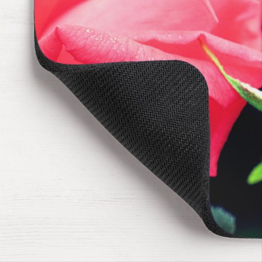 Rose Duo Blume Mousepad (Ecke)