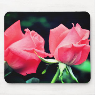 Rose Duo Blume Mousepad
