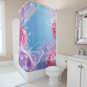 Rose Duschvorhang (Beispiel)