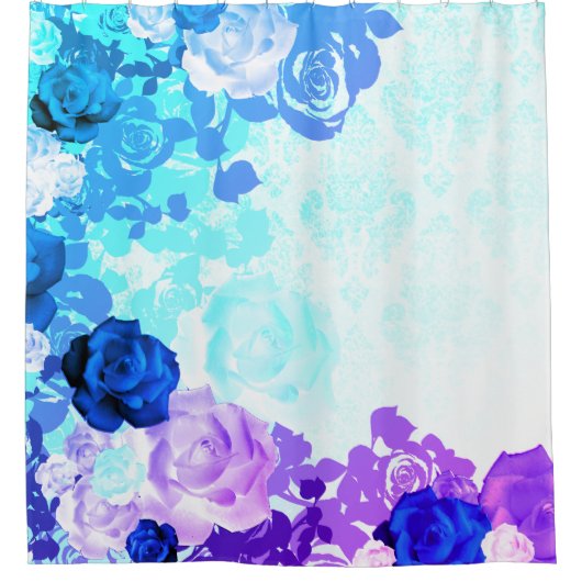 Rose Duschvorhang (Vorderseite)