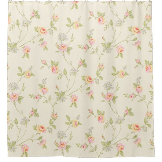 Rose Duschvorhang (Vorderseite)