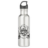 Rose Edelstahlflasche (Vorderseite)