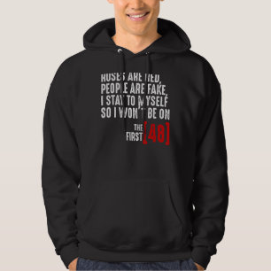 Rose Ein Rotes Volk ist Fake, das ich selbst Bleib Hoodie