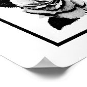 Rose eingeprägt 11x14 Poster (Ecke)