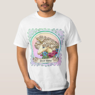 Rose Einhorn T-Shirt