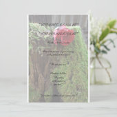 Rose Einladung (Stehend Vorderseite)