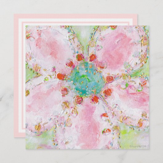 Rose Einladung (Vorne/Hinten)