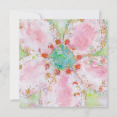 Rose Einladung (Vorderseite)