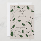 Rose Einladung (Rückseite)