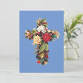 Rose Einladung (Stehend Vorderseite)