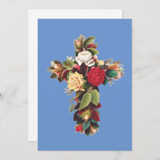 Rose Einladung (Vorne/Hinten)