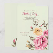 Rose Einladung (Vorne/Hinten)