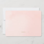 Rose Einladung (Rückseite)