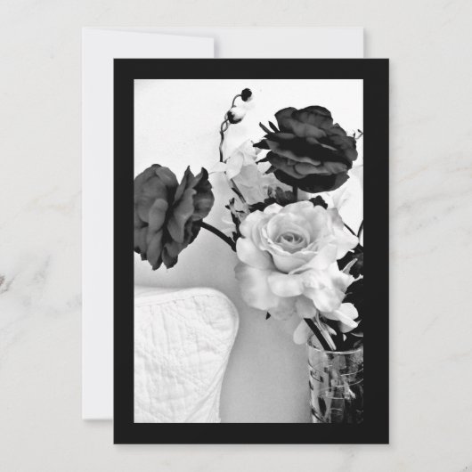 Rose Einladung (Vorderseite)