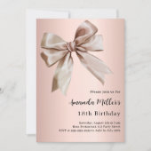 Rose Einladung (Vorderseite)