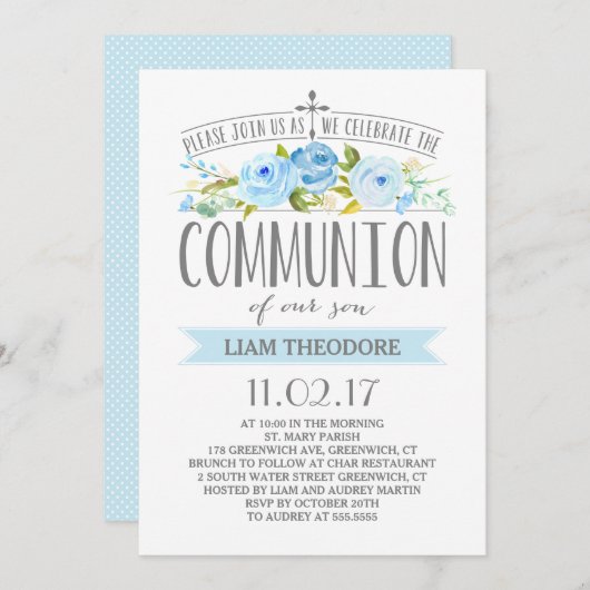 Rose| Einladung der Gemeinschaft (Vorne/Hinten)