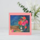 Rose Einladung zum Muttertag (Stehend Vorderseite)