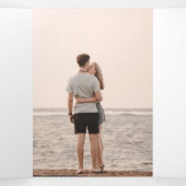 Rose | Einladung zur Hochzeit von drei Falten (Innenseite Mitte)