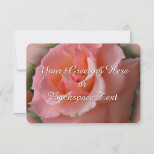 Rose Einladungen Personalisierte RSVP-Karten für w