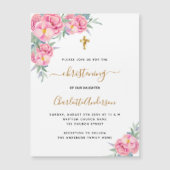 Rose-Einladungsmagnet Magnetkarte (Vorderseite)