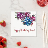 Rose Eleganter Cocktail Napkin Serviette (Beispiel)