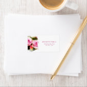 Rose Elegantes Design Blume der Blumenkultur Adres Adressaufkleber (Insitu)