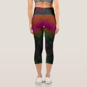 Rose Ember Fade Capri Leggings (Rückseite)