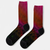 Rose Ember Fade Socken (Linkes Detail)