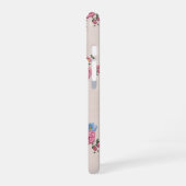 Rose embroidery texture iPhone16 case iPhone 16 Hülle (Linke Seite)